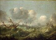 Adam Willaerts The painting Stormy Sea oil